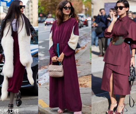 酒紅色衣服怎么搭配？女人味十足的冬日穿搭