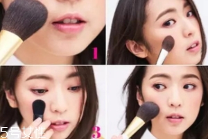 圓臉腮紅怎么打顯臉瘦？斜掃腮紅分分鐘變小臉