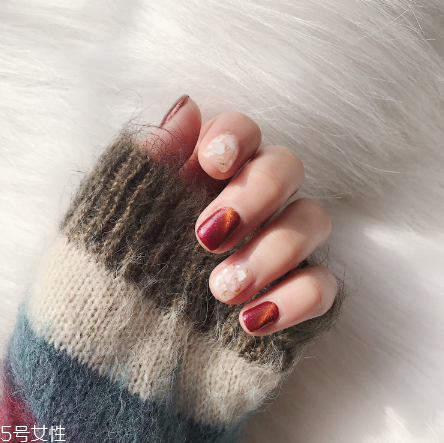 好看的紅色系美甲推薦 貓眼美甲 好看的紅色系美甲推薦 貓眼美甲