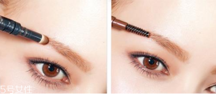 塑形眉膠怎么用？修眉后直接勾畫眉形