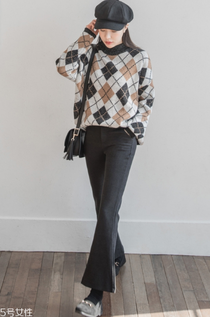 格子毛衣怎么搭配？盡顯減齡學(xué)院風(fēng)