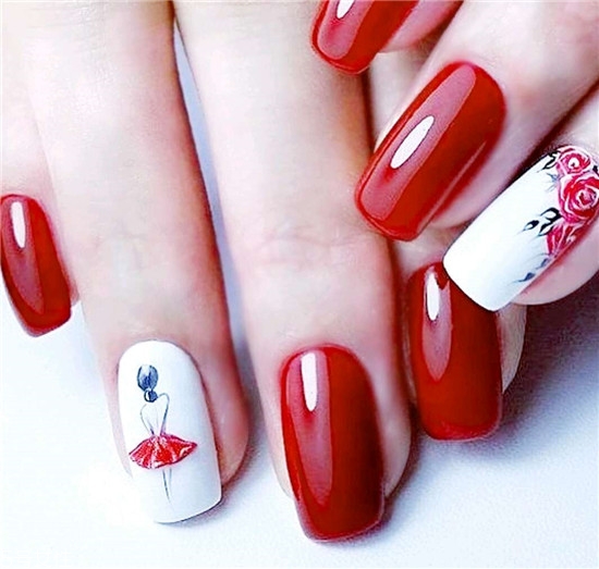 2018好看的新娘美甲新款式 透明感美甲圖片合集 2018好看的新娘美甲新款式 透明感美甲圖片合集