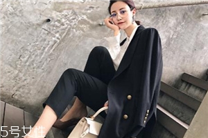 雙排扣西裝怎么搭配？盡顯帥氣女王范兒