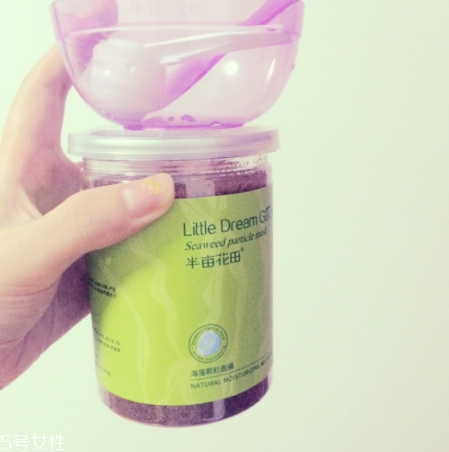 半畝花田海藻面膜怎么用？