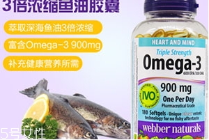 webber naturals魚油怎么吃？3倍濃縮深海魚油