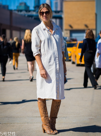 襯衫裙配什么鞋子？玩轉(zhuǎn)春日街頭風(fēng)