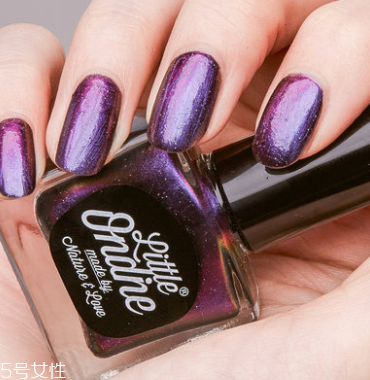 紫色美甲圖片2018款式 耀眼紫光綻放指尖 紫色美甲圖片2018款式 耀眼紫光綻放指尖