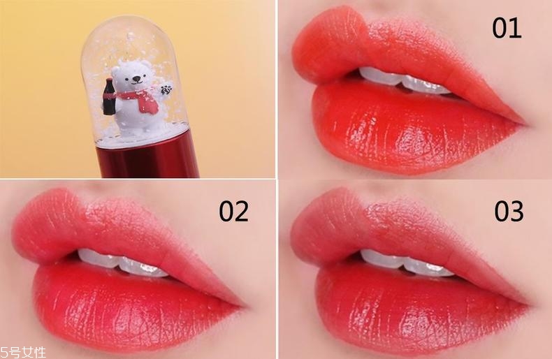 菲詩(shī)小鋪可口可樂(lè)染唇液試色 3款色號(hào)顯白又清爽