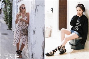 綁帶鞋怎么搭配？秒變街拍女神