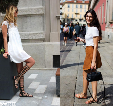 綁帶鞋怎么搭配？秒變街拍女神