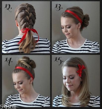 韓國(guó)發(fā)帶怎么帶好看 韓國(guó)發(fā)帶的系法圖解 韓國(guó)發(fā)帶怎么帶好看 韓國(guó)發(fā)帶的系法圖解