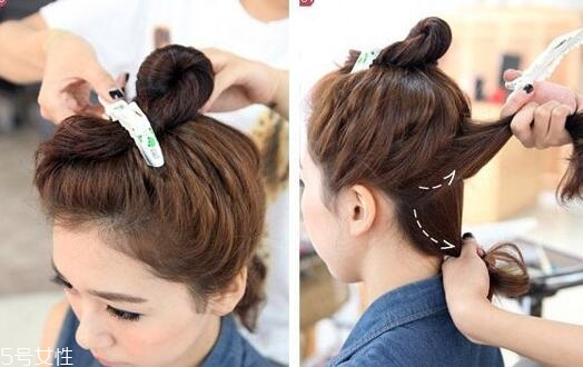 短發(fā)扎成丸子頭的方法 2018最新丸子頭扎法 短發(fā)扎成丸子頭的方法 2018最新丸子頭扎法