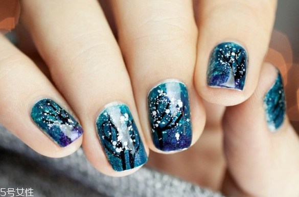 創(chuàng)意星空美甲圖片教程2018 創(chuàng)意星空美甲圖片教程2018