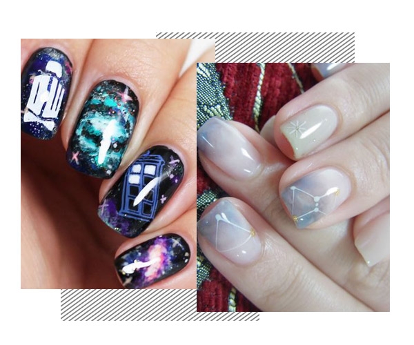 創(chuàng)意星空美甲圖片教程2018 創(chuàng)意星空美甲圖片教程2018