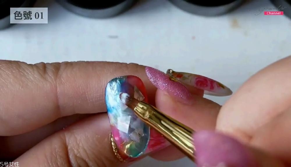 創(chuàng)意星空美甲圖片教程2018 創(chuàng)意星空美甲圖片教程2018