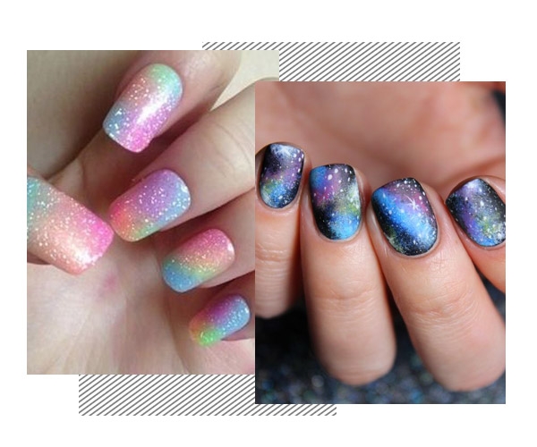 創(chuàng)意星空美甲圖片教程2018 創(chuàng)意星空美甲圖片教程2018