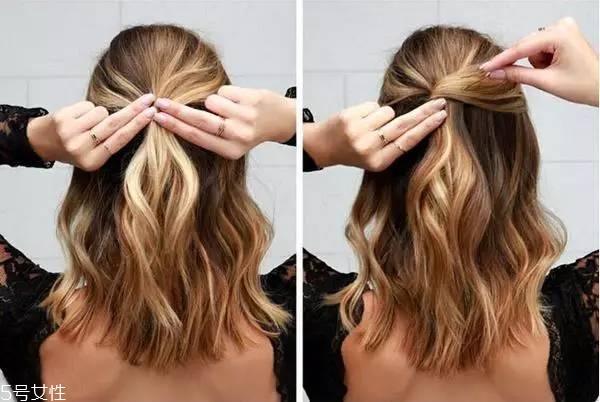 扎一半留一半的發(fā)型扎法 半扎發(fā)這樣扎好看 扎一半留一半的發(fā)型扎法 半扎發(fā)這樣扎好看