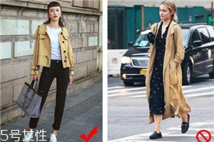 小個子女生怎么挑選風衣？小個子風衣穿搭技巧