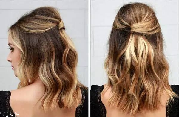 扎一半留一半的發(fā)型扎法 半扎發(fā)這樣扎好看 扎一半留一半的發(fā)型扎法 半扎發(fā)這樣扎好看
