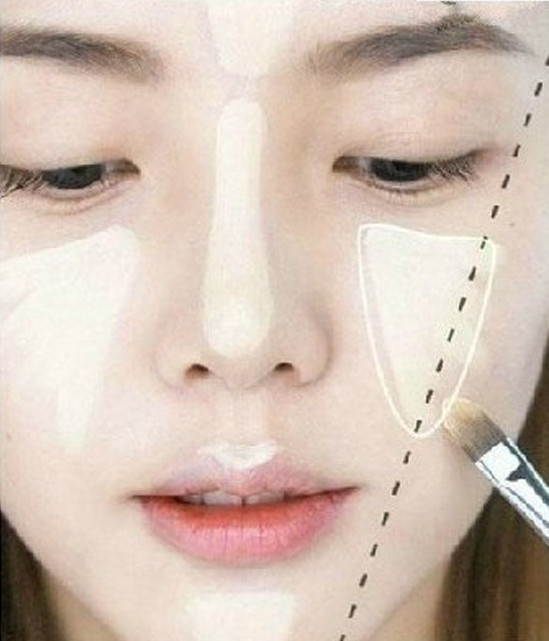 圓臉怎么修容顯臉瘦 大圓臉修容圖解 圓臉怎么修容顯臉瘦 大圓臉修容圖解