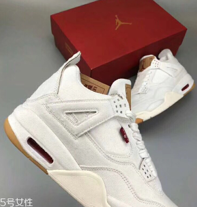 levis與air jordan 4聯(lián)名白色版發(fā)售時間_實物曝光 levis與air jordan 4聯(lián)名白色版發(fā)售時間_實物曝光