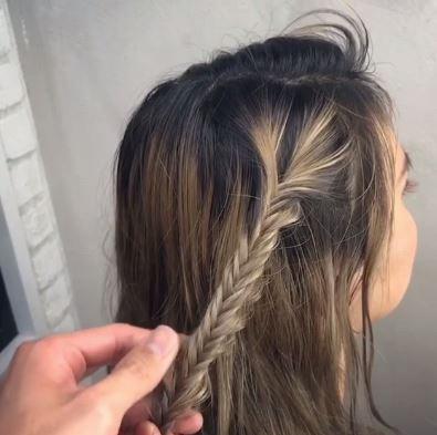 魚骨辮怎么編 日式魚骨辮的編法圖解 魚骨辮怎么編 日式魚骨辮的編法圖解