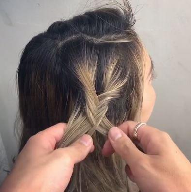 魚骨辮怎么編 日式魚骨辮的編法圖解 魚骨辮怎么編 日式魚骨辮的編法圖解