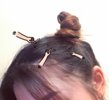 減齡雙丸子頭扎法步驟圖解 減齡雙丸子頭扎法步驟圖解