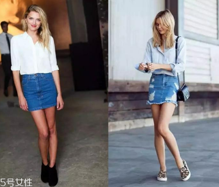 牛仔半身裙怎么搭配？牛仔半身裙搭配技巧