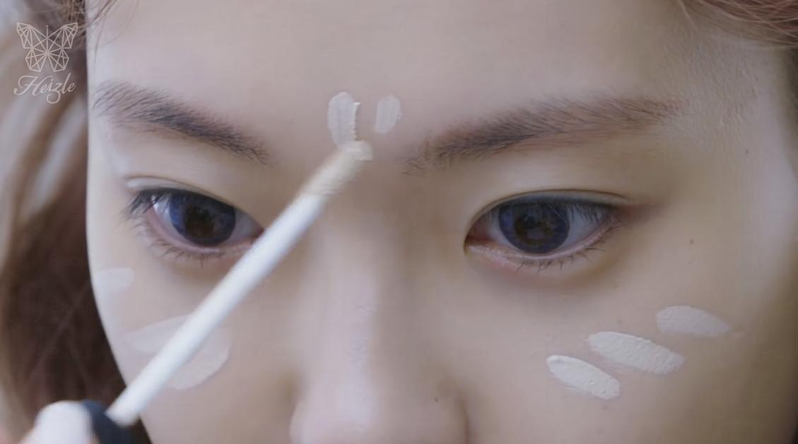 冬日初雪夢幻妝容教學 冬日初雪夢幻妝容教學