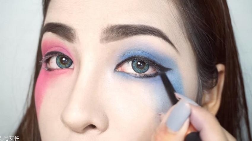 小丑女妝容圖片 哈莉奎茵妝面教程 小丑女妝容圖片 哈莉奎茵妝面教程