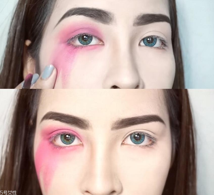 小丑女妝容圖片 哈莉奎茵妝面教程 小丑女妝容圖片 哈莉奎茵妝面教程