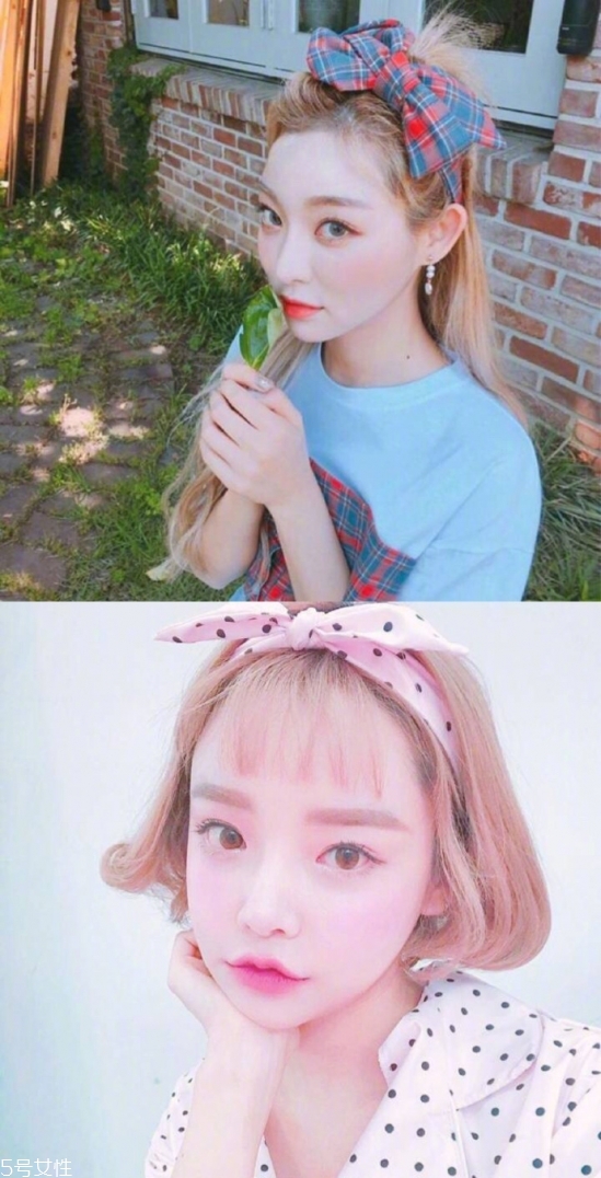 發(fā)帶的戴法 發(fā)帶與臉型的搭配 發(fā)帶的戴法 發(fā)帶與臉型的搭配