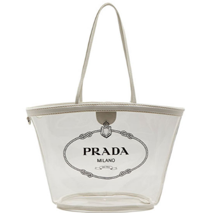 prada pvc塑料透明包多少錢？prada透明塑料包價格