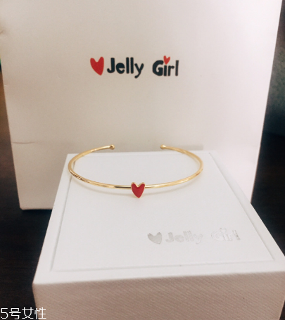 jelly girl愛(ài)心開(kāi)口手鐲多少錢_在哪買？