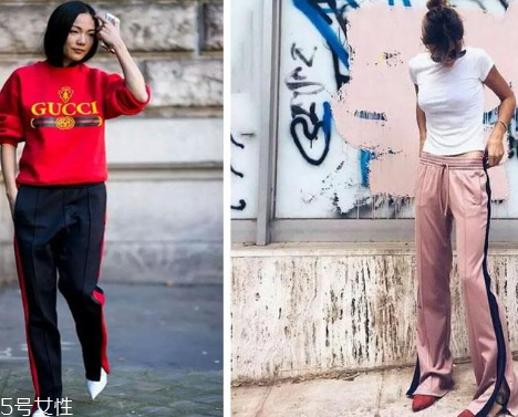 開叉褲子搭配什么上衣？開叉褲子搭配圖片