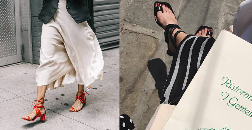 綁帶涼鞋怎么搭配好看圖片 綁帶涼鞋怎么搭配好看圖片