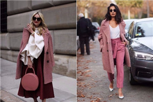 粉色大衣怎么搭配褲子 粉色大衣和褲子搭配圖片 粉色大衣怎么搭配褲子 粉色大衣和褲子搭配圖片