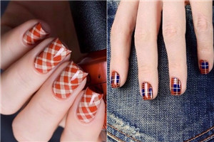 格紋美甲圖片 好看的格紋美甲設(shè)計 格紋美甲圖片 好看的格紋美甲設(shè)計