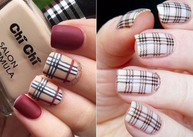 格紋美甲圖片 好看的格紋美甲設(shè)計 格紋美甲圖片 好看的格紋美甲設(shè)計