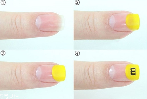 mm豆美甲怎么做？指甲上mm豆美甲教程
