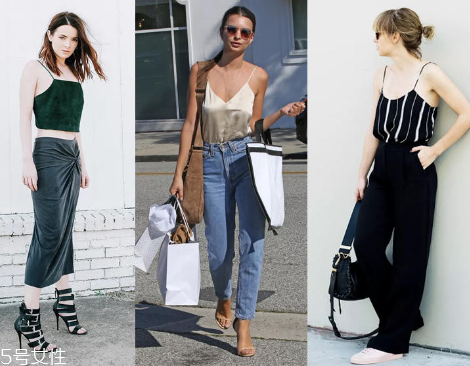 吊帶怎么搭配？吊帶搭配圖片