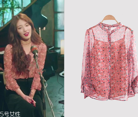 碎花襯衫怎么搭配？碎花襯衫搭配圖片