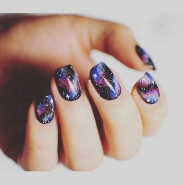 銀河銀河系美甲教程 銀河美甲圖片大全集 銀河銀河系美甲教程 銀河美甲圖片大全集