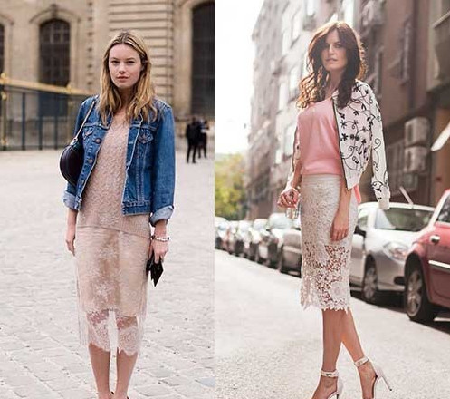 蕾絲裙配什么上衣 蕾絲裙上衣搭配圖片 蕾絲裙配什么上衣 蕾絲裙上衣搭配圖片