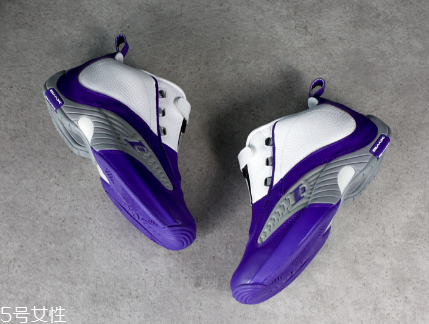 reebok answer 4白紫開箱測評 銳步答案4白紫細節(jié)圖