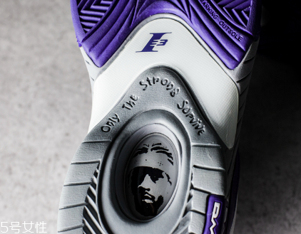 reebok answer 4白紫開箱測評 銳步答案4白紫細節(jié)圖