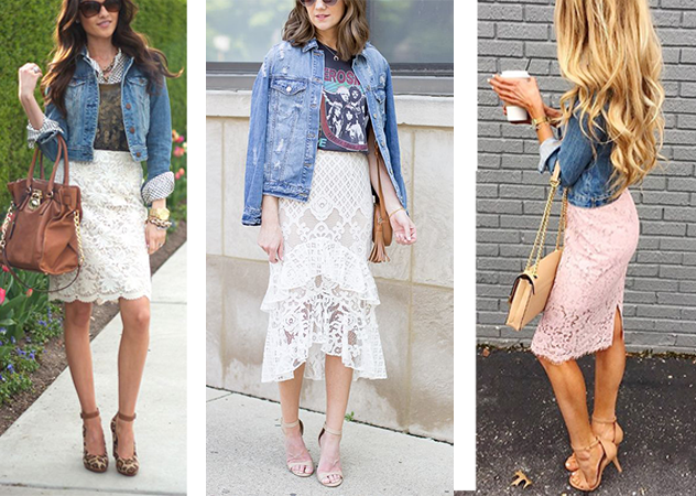 蕾絲裙配什么上衣 蕾絲裙上衣搭配圖片 蕾絲裙配什么上衣 蕾絲裙上衣搭配圖片