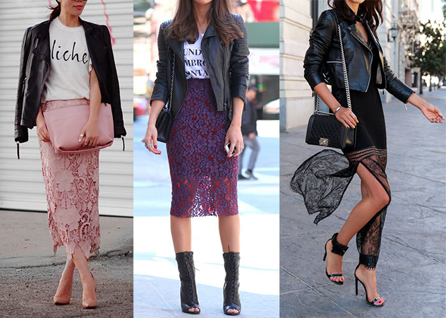 蕾絲裙配什么上衣 蕾絲裙上衣搭配圖片 蕾絲裙配什么上衣 蕾絲裙上衣搭配圖片