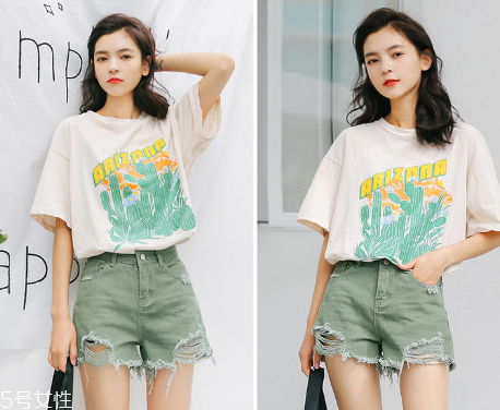 夏天穿什么t恤好看？夏季t恤穿搭圖片
